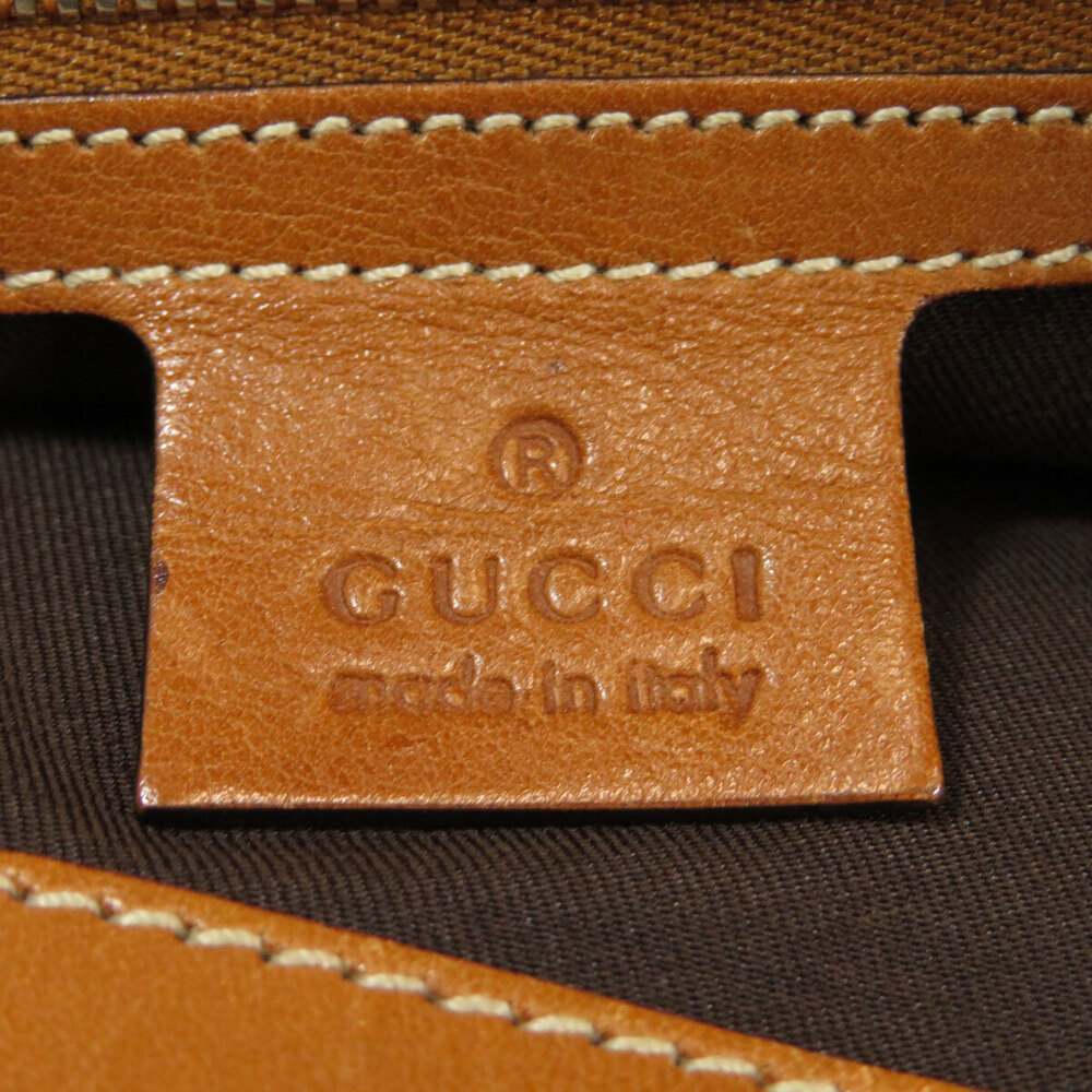 Gucci Shoulder Bag Hobo canvas trim leather constructed Reins - Picture 6 of 11